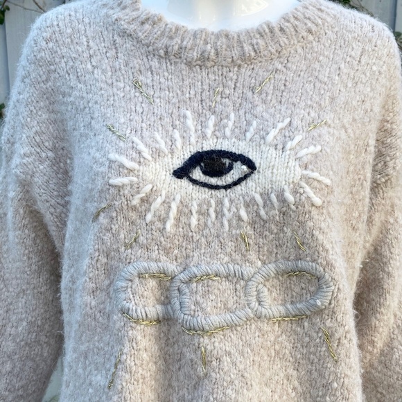 Raquel Allegra Eye Sweater Sz 2 
